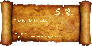 Such Melinda névjegykártya